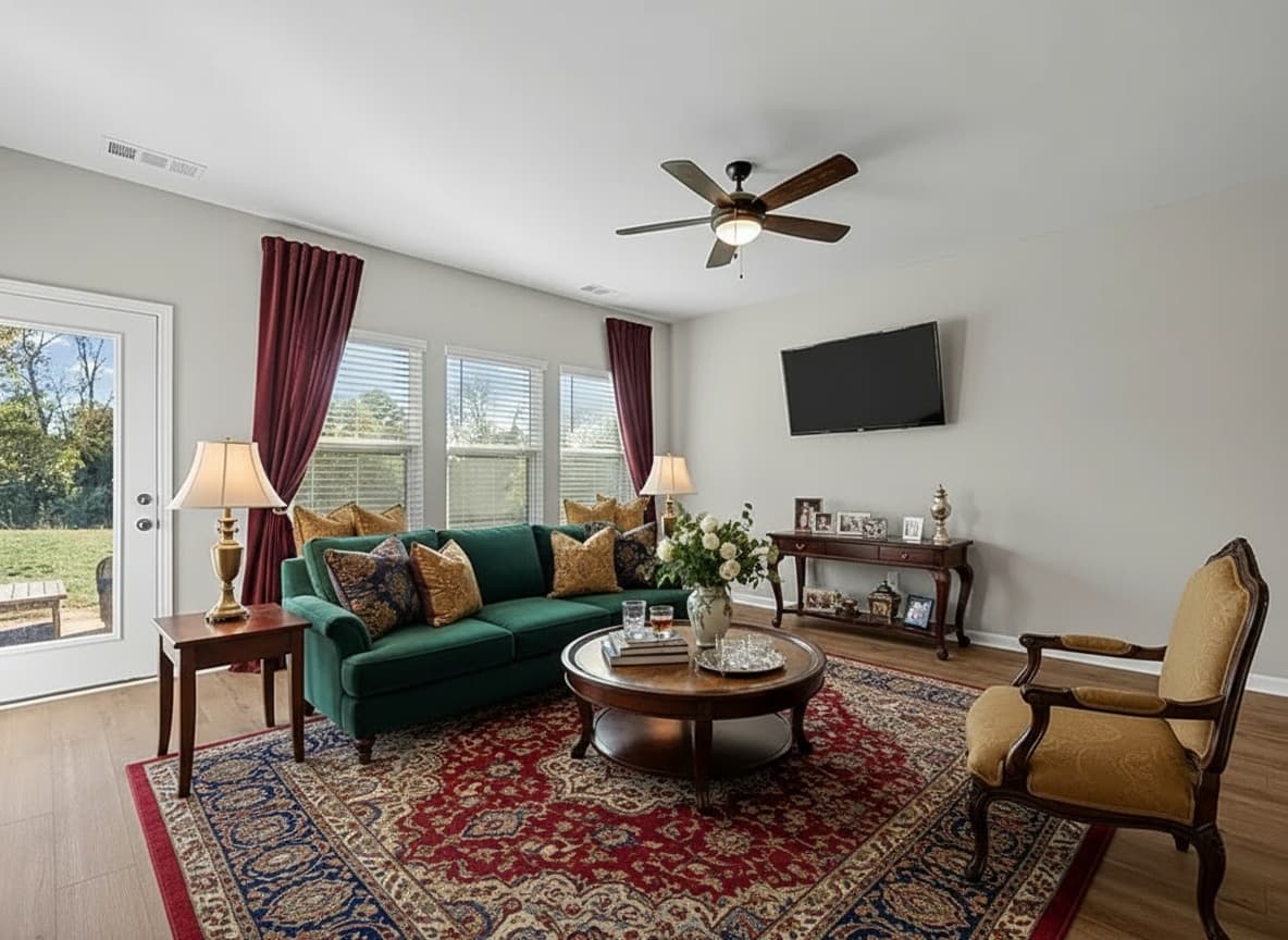 Luxury Traditional - Living Room